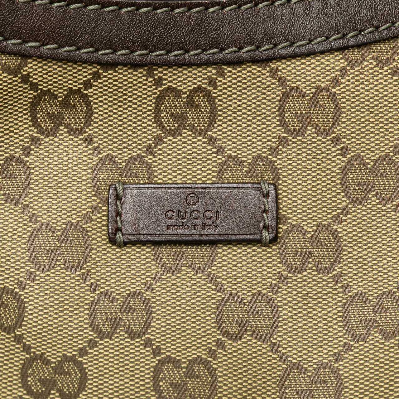 Gucci GG Canvas Web Crossbody Bruin
