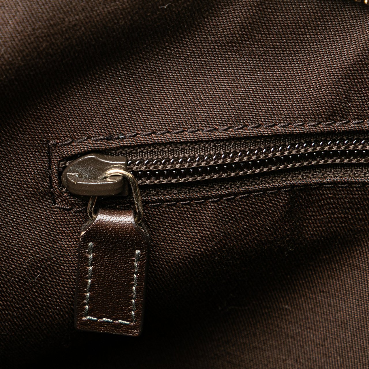 Gucci GG Canvas Web Crossbody Bruin