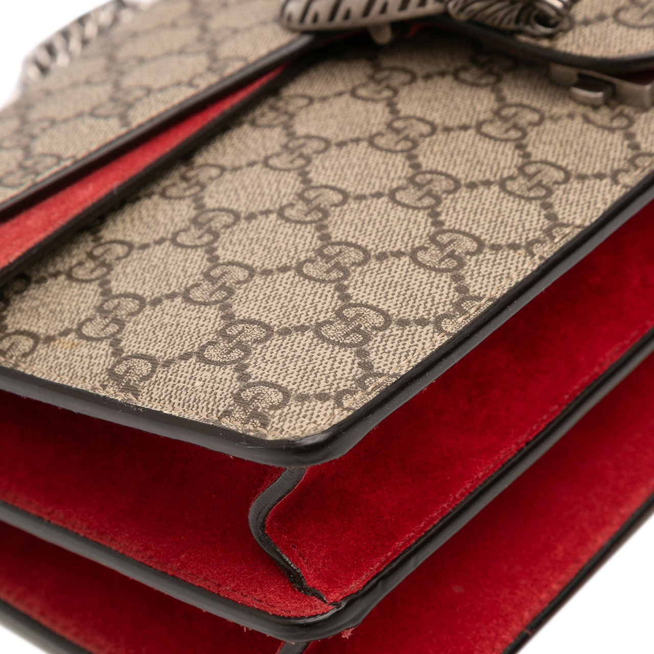 Gucci Medium GG Supreme Dionysus Shoulder Bag Bruin