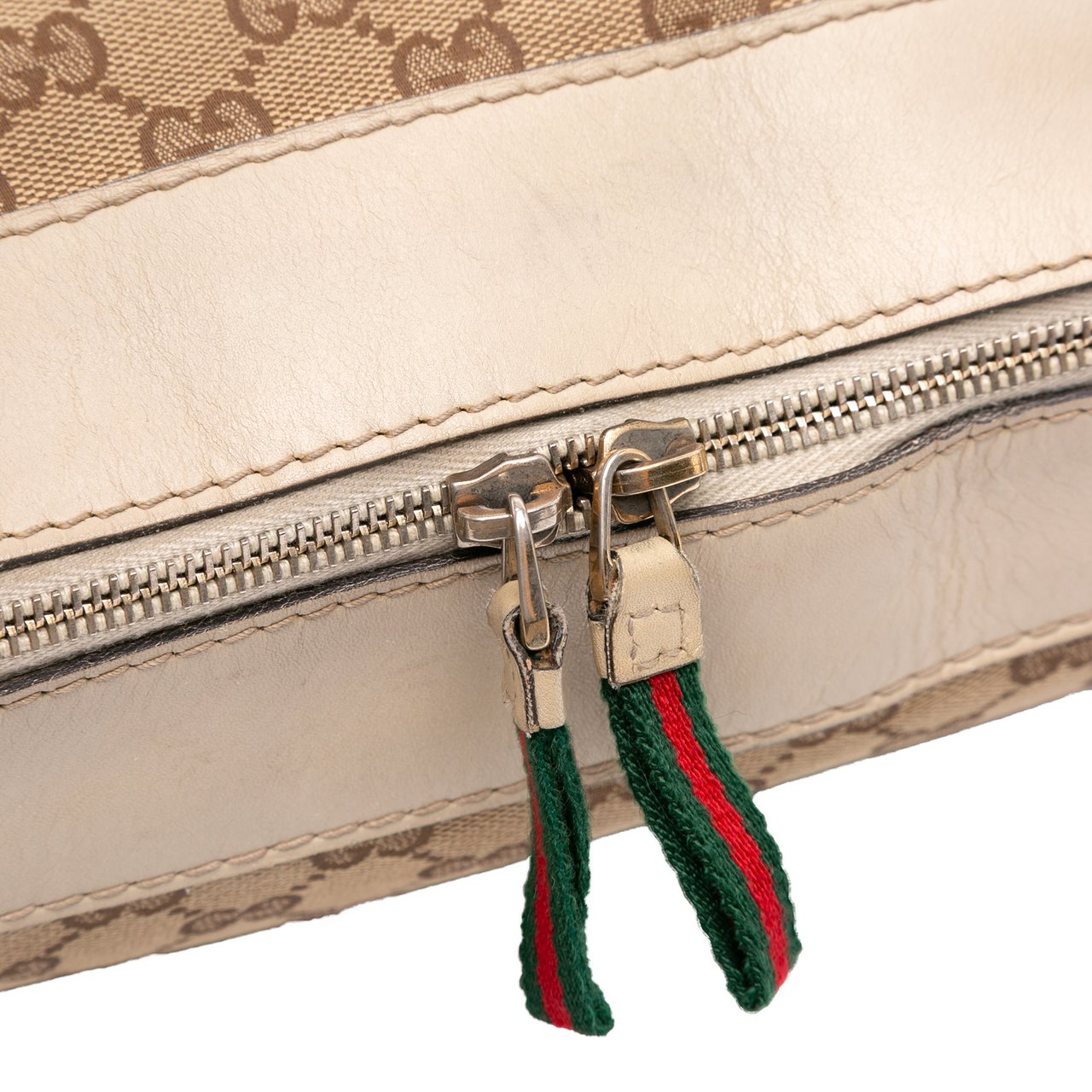 Gucci GG Canvas Web Mayfair Satchel Bruin