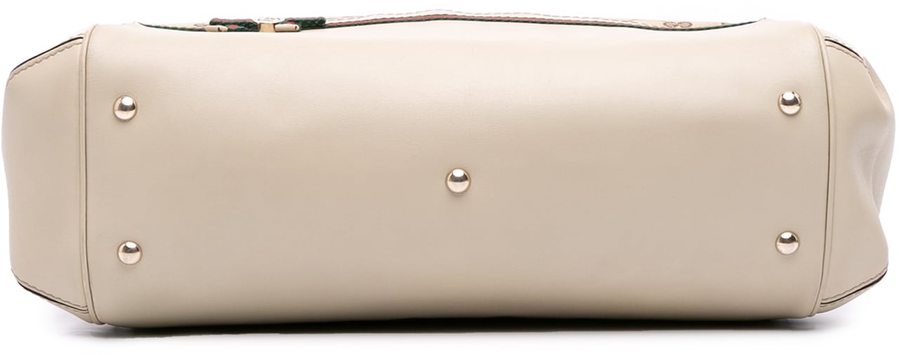 Gucci GG Canvas Web Mayfair Satchel Bruin