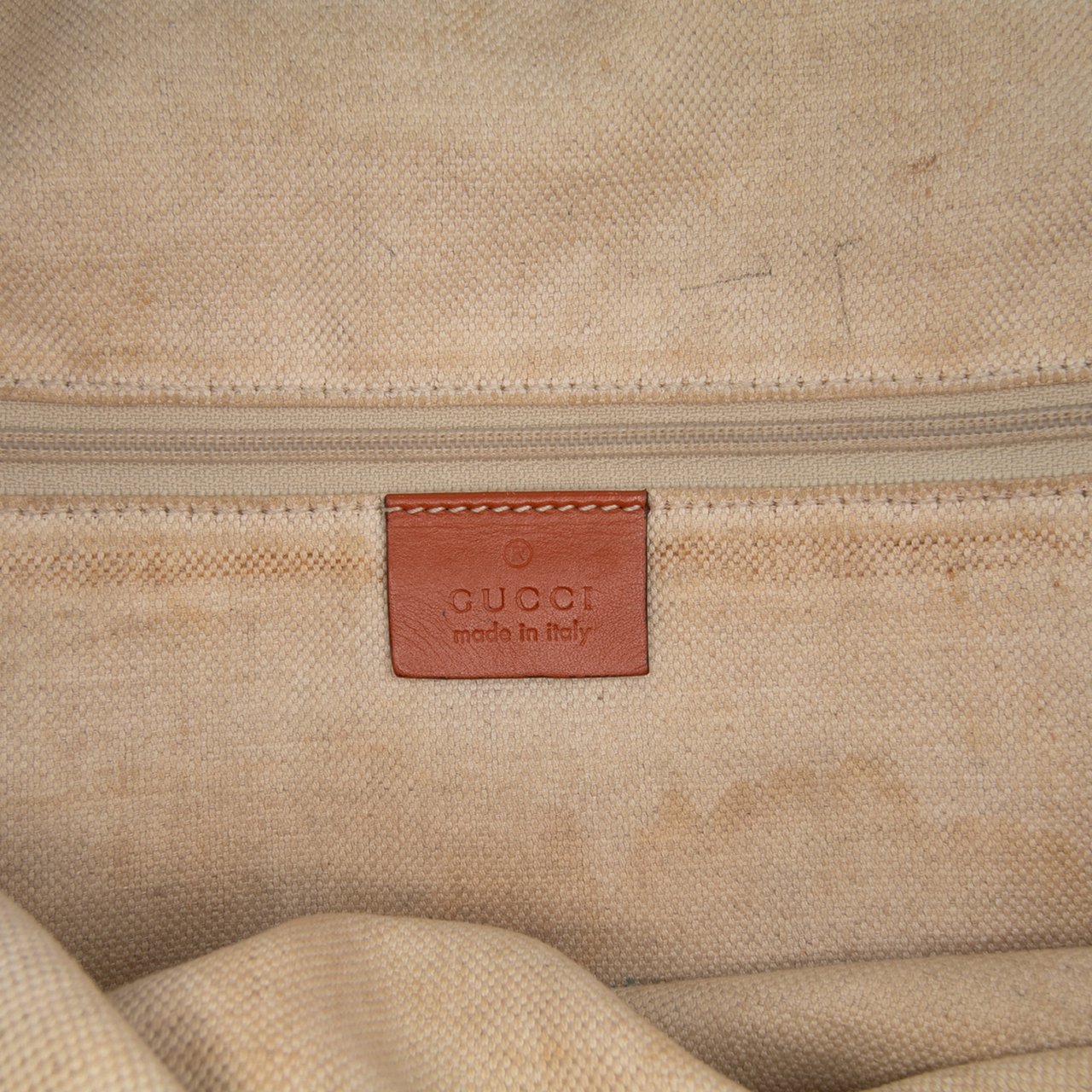 Gucci GG Canvas Sukey Satchel Bruin