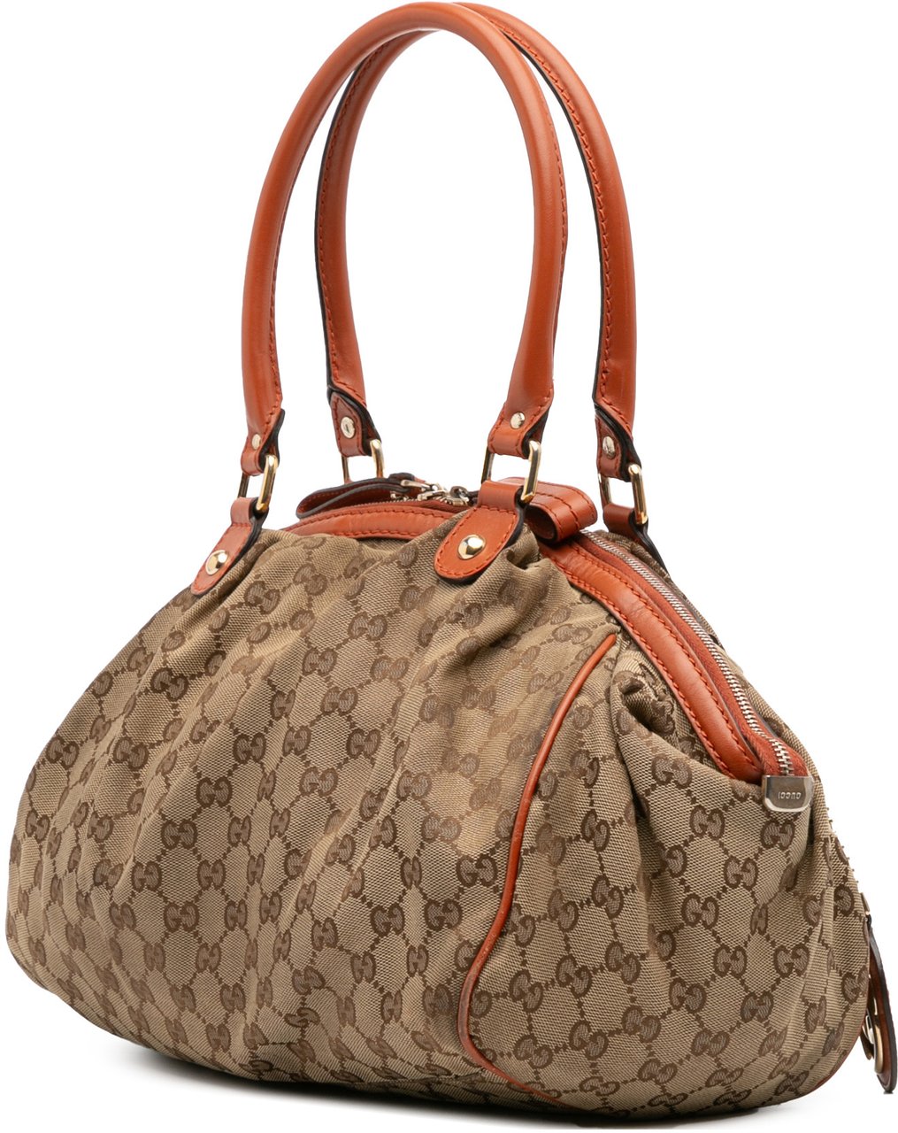 Gucci GG Canvas Sukey Satchel Bruin