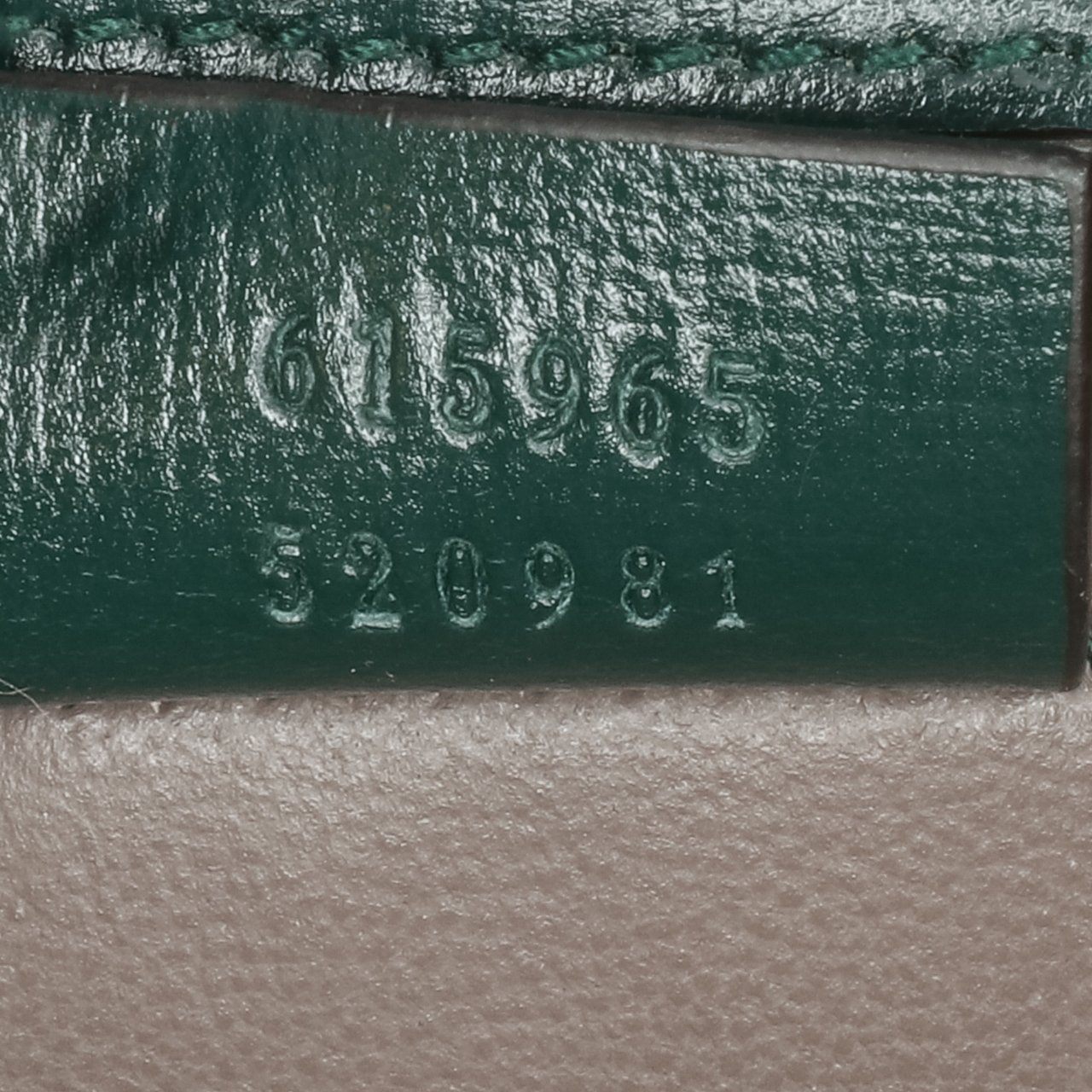 Gucci Mini Leather Sylvie 1969 Crossbody Groen