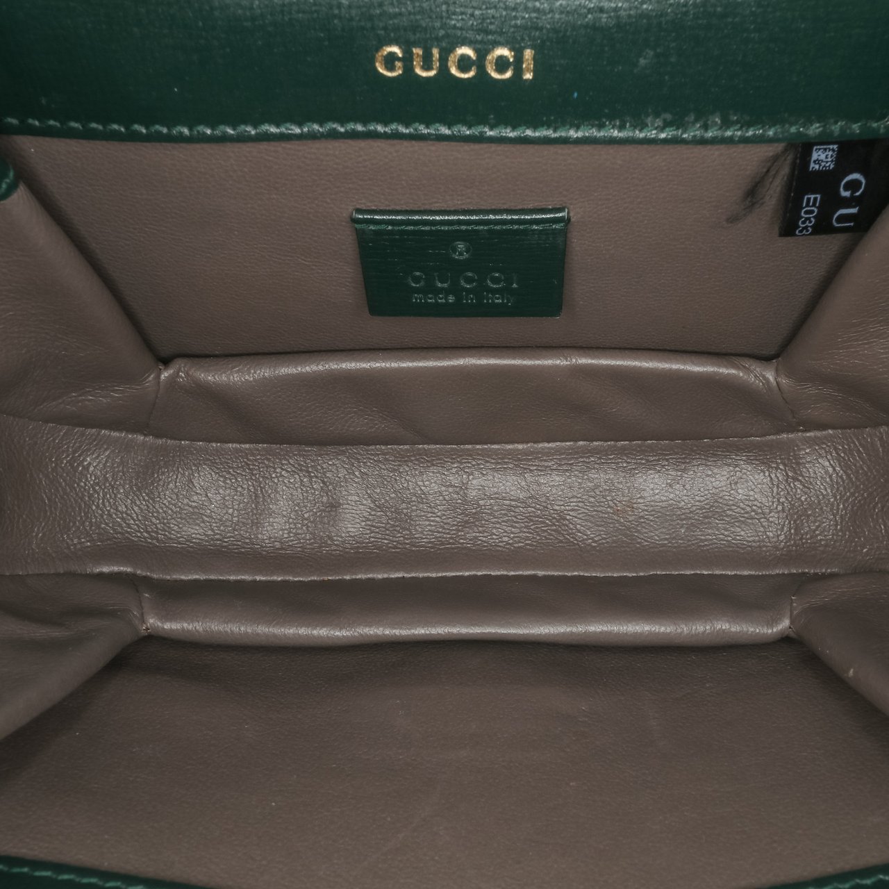 Gucci Mini Leather Sylvie 1969 Crossbody Groen