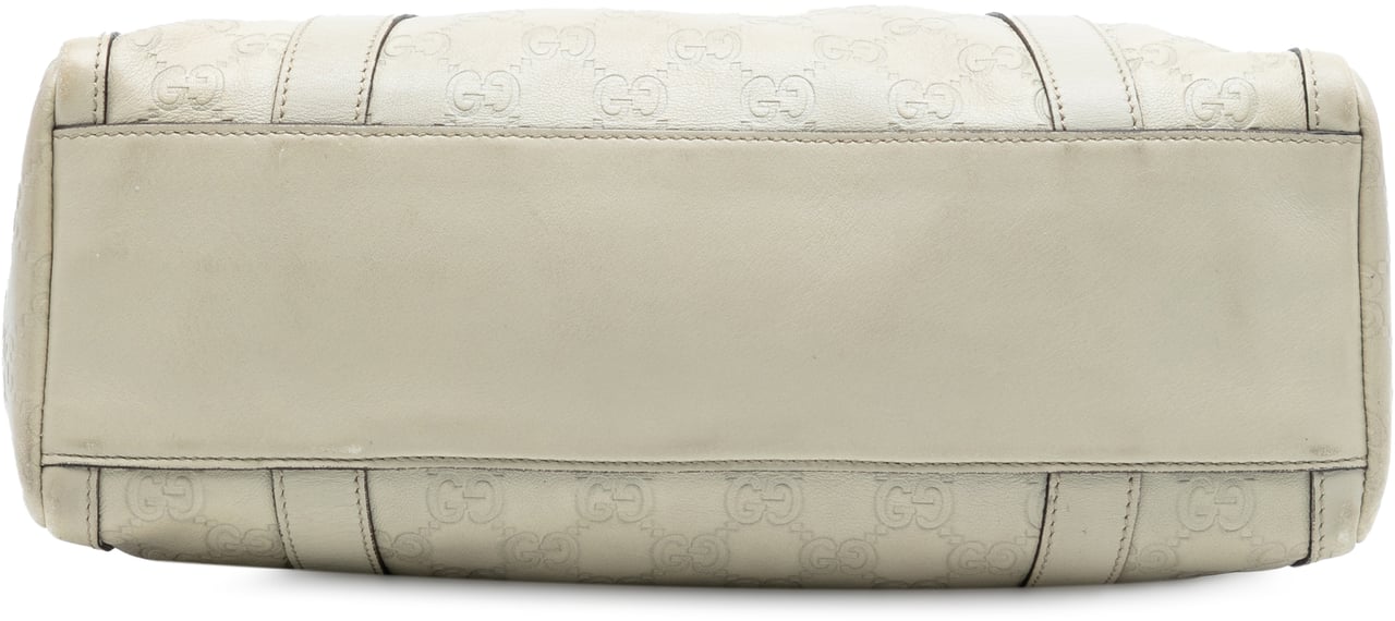 Gucci Guccissima Abbey D Ring Boston Bag Wit