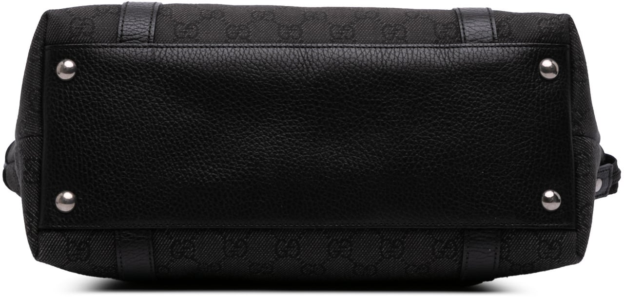 Gucci GG Denim Abbey D Ring Tote Grijs