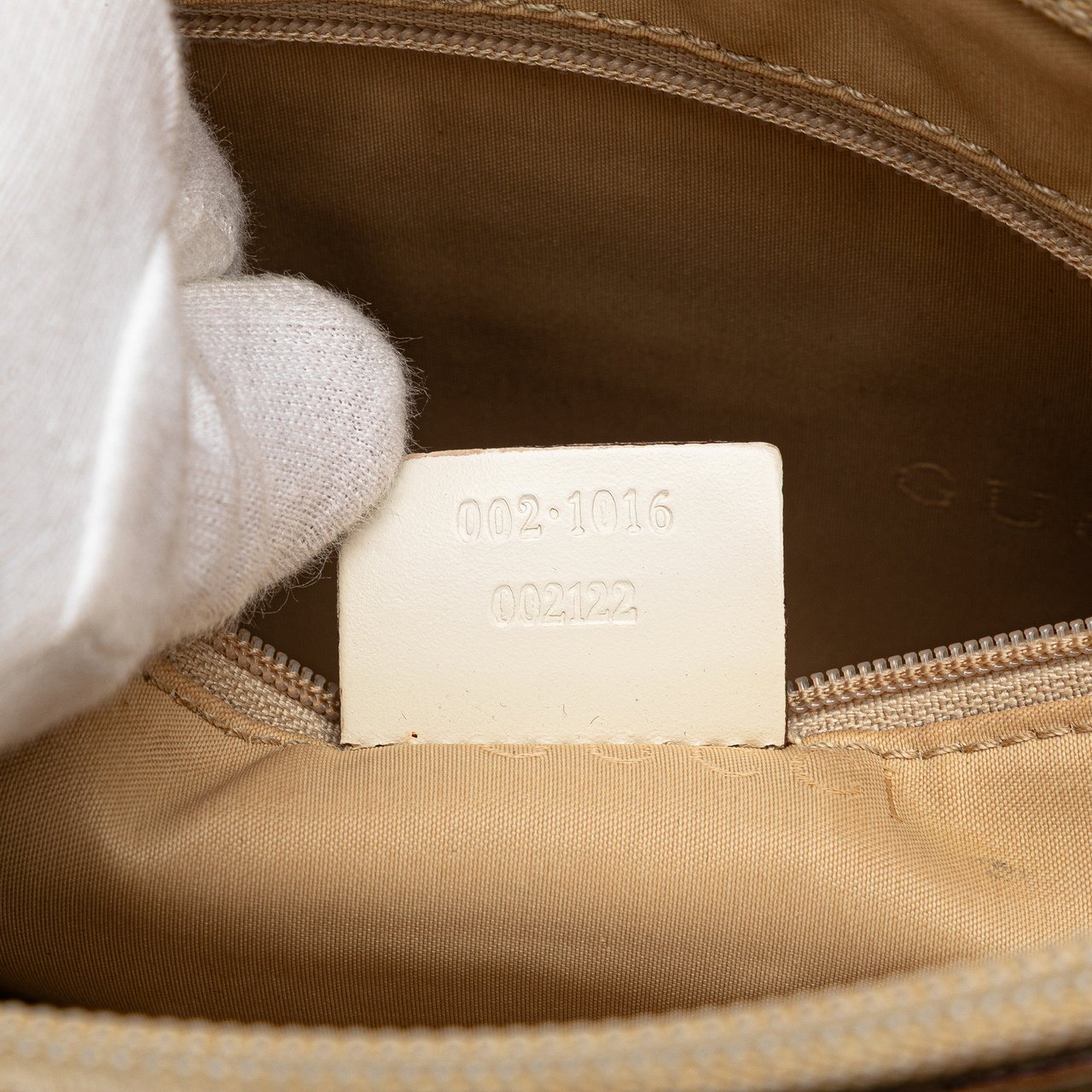 Gucci GG Canvas Bamboo Satchel Bruin