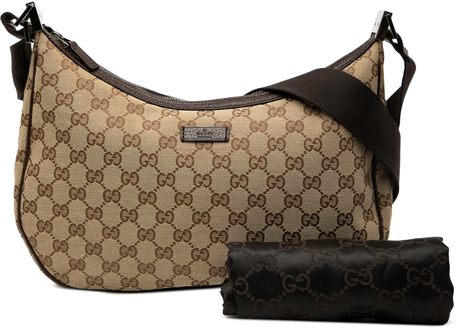 Gucci GG Canvas Crossbody Bruin