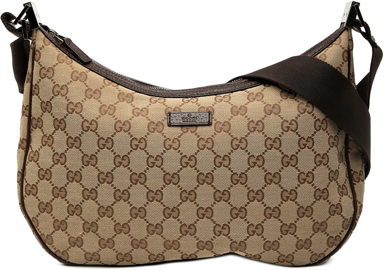 Gucci GG Canvas Crossbody Bruin