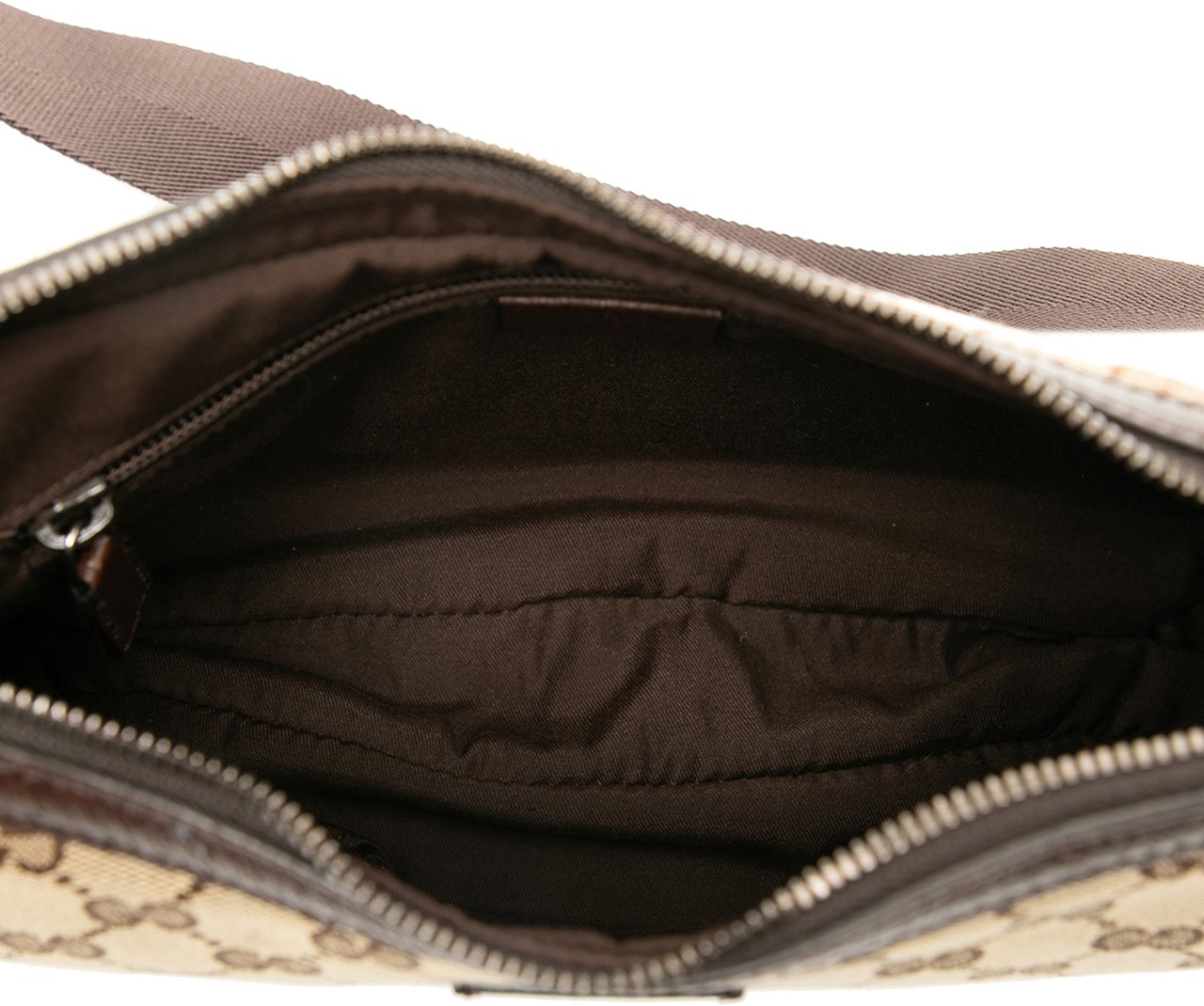 Gucci GG Canvas Crossbody Bruin