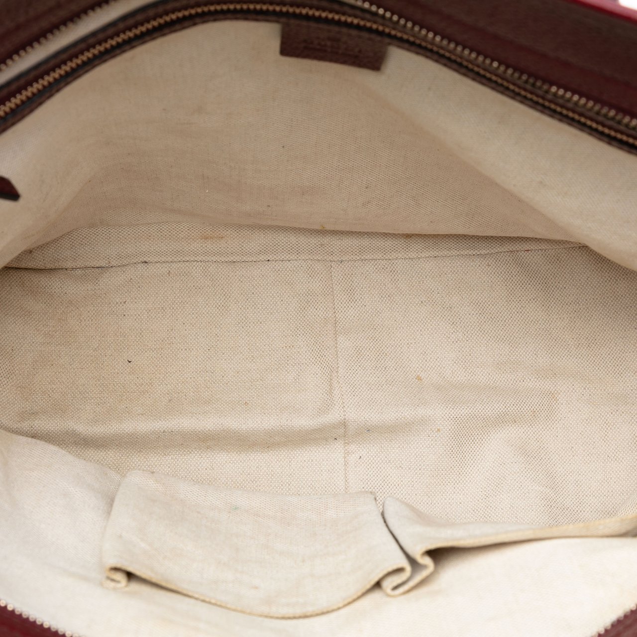 Gucci GG Canvas Bree Tote Bruin