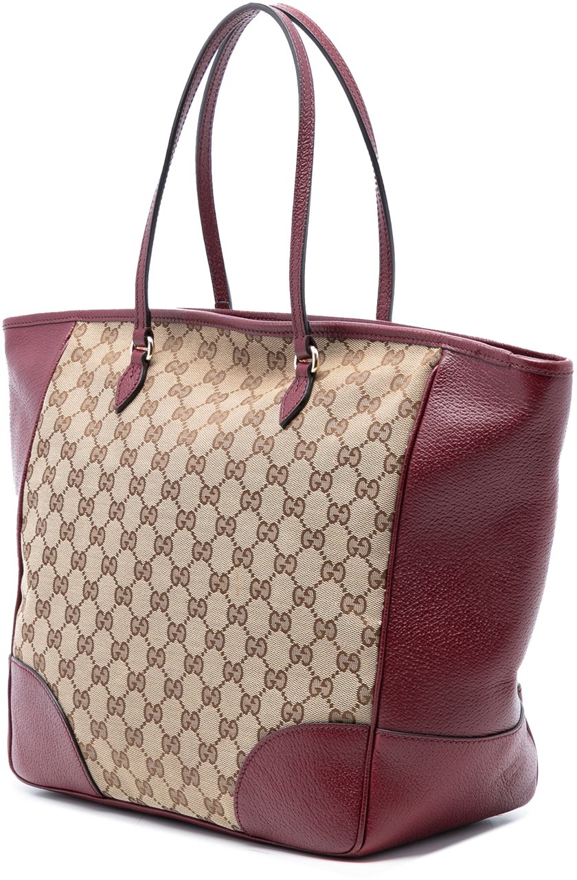 Gucci GG Canvas Bree Tote Bruin