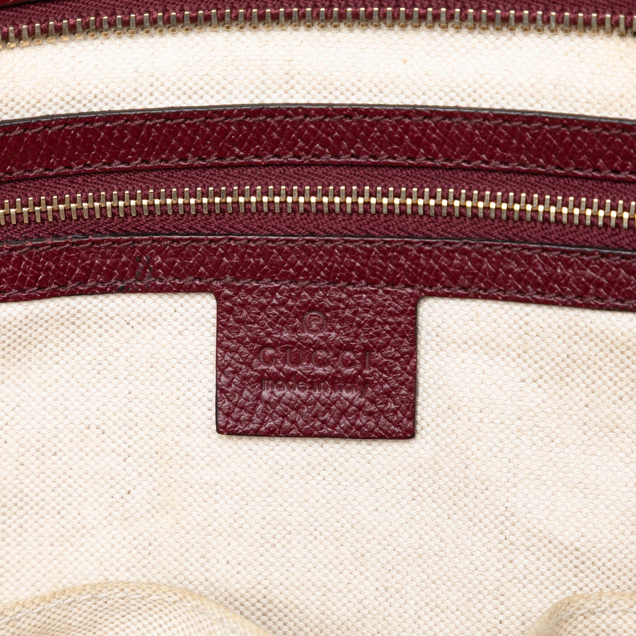 Gucci GG Canvas Bree Tote Bruin