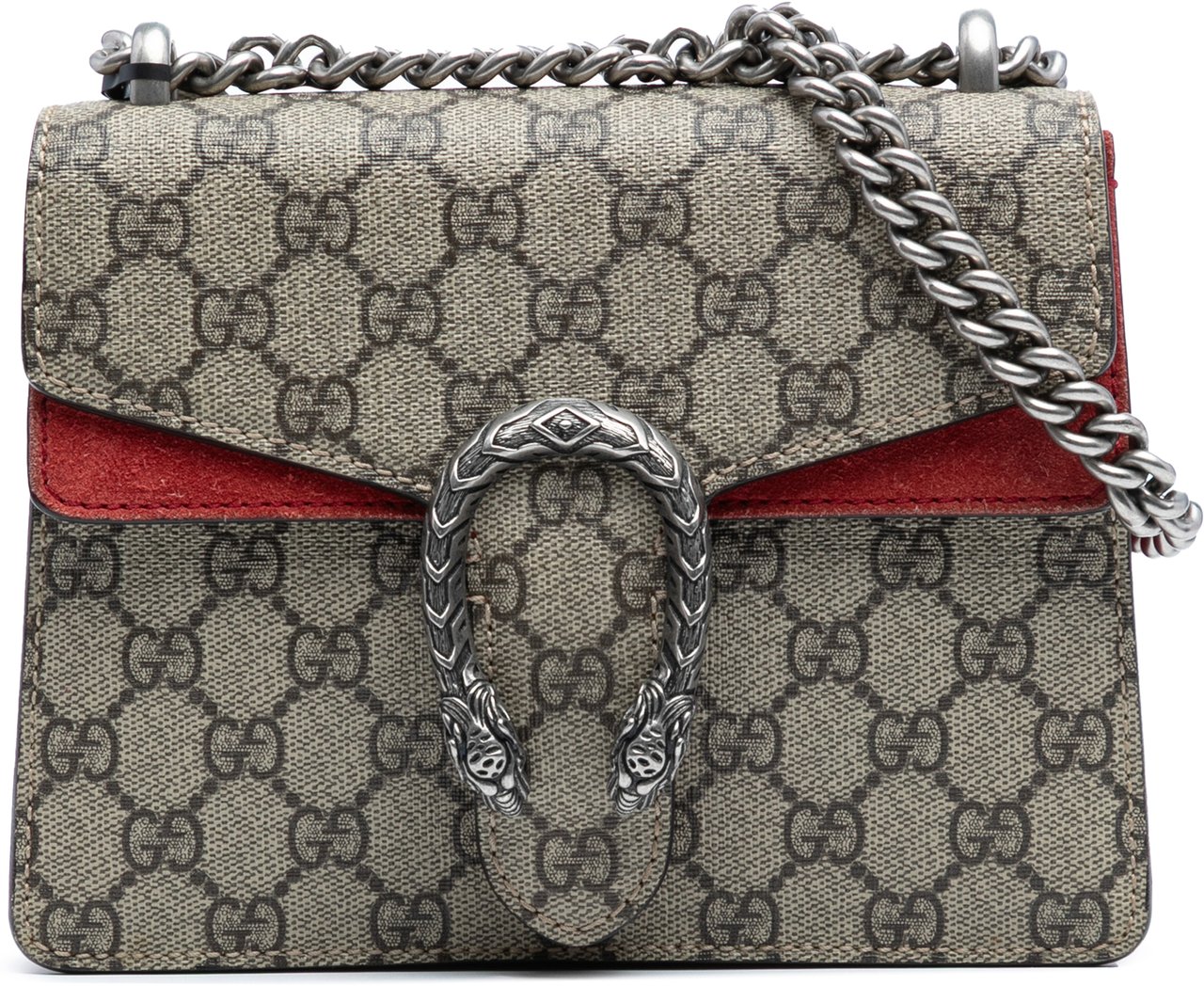 Gucci Small GG Supreme Dionysus Crossbody Bruin