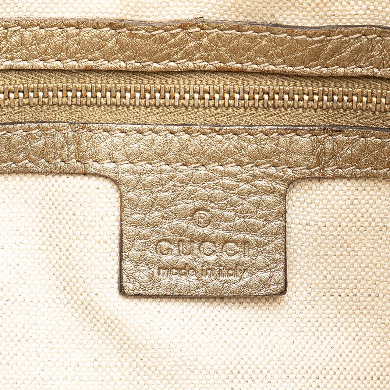 Gucci GG Canvas Bella Convertible Tote Bruin