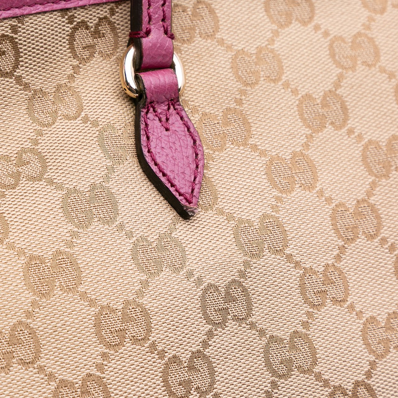 Gucci GG Canvas Bree Tote Bruin