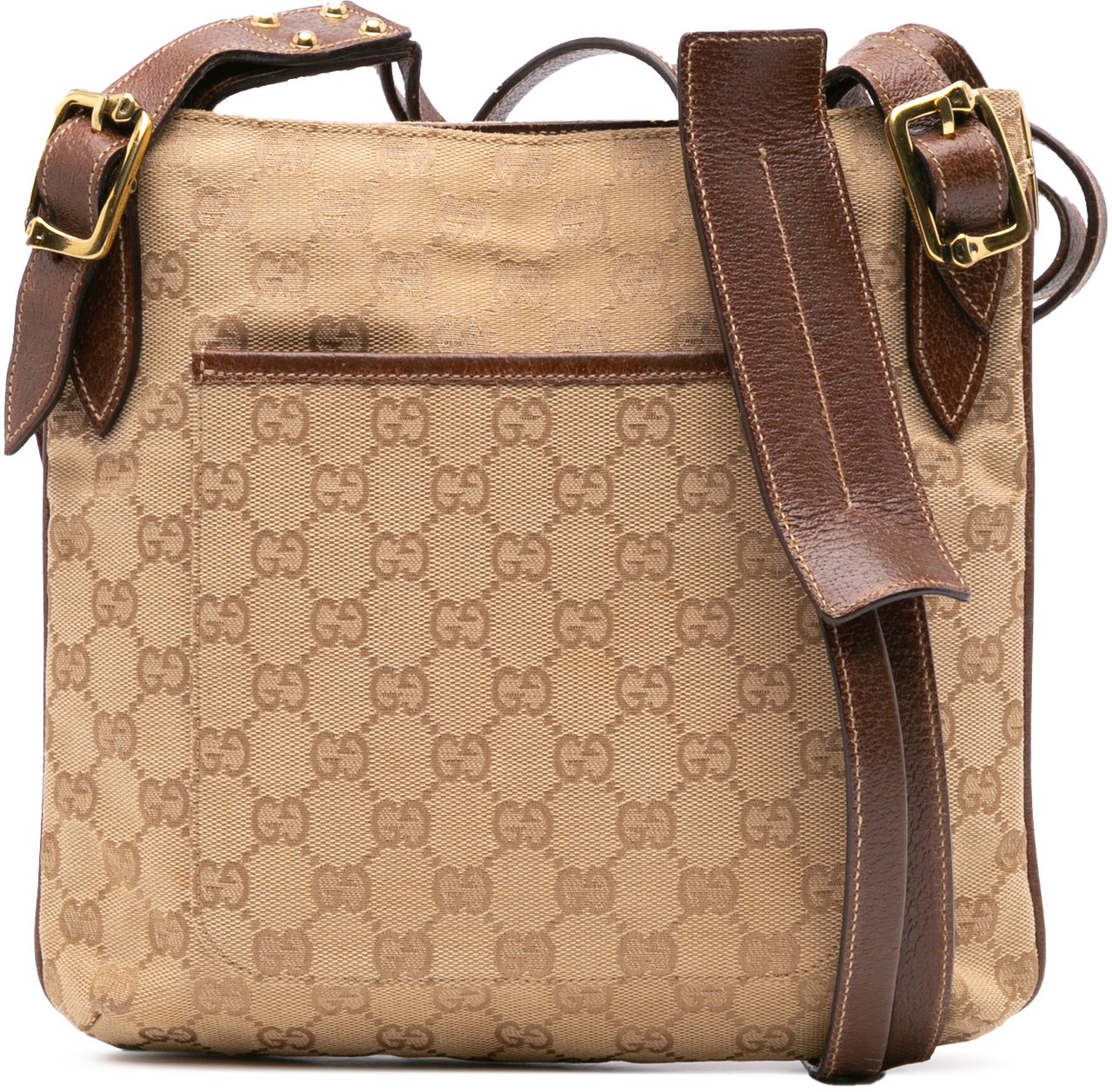 Gucci GG Canvas Crossbody Bruin