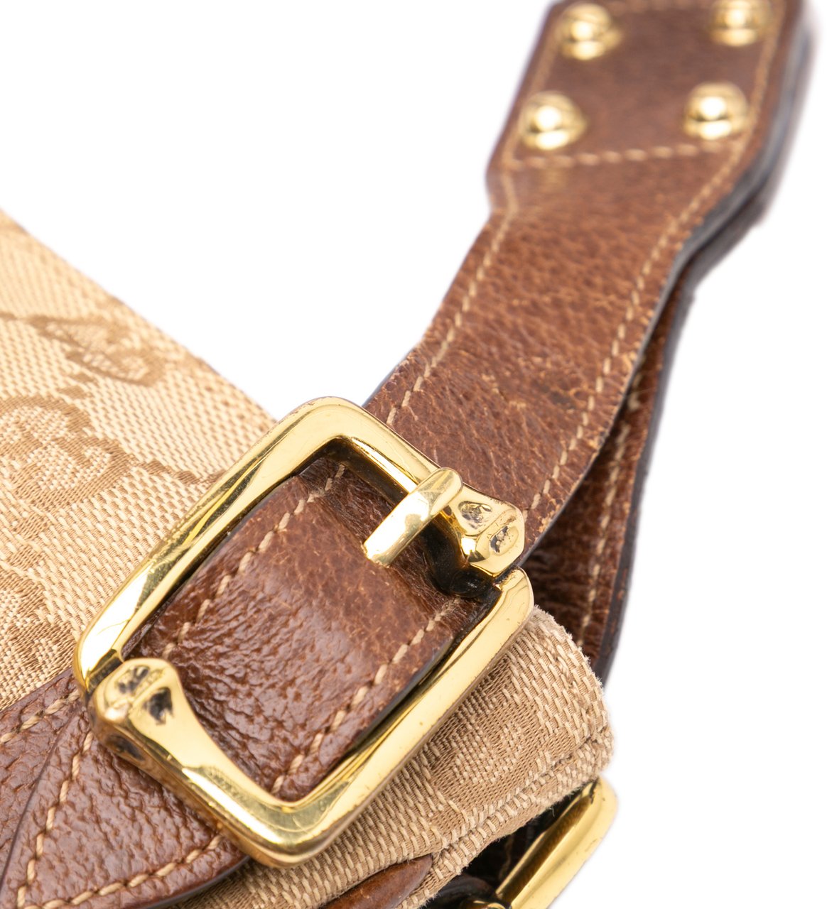 Gucci GG Canvas Crossbody Bruin