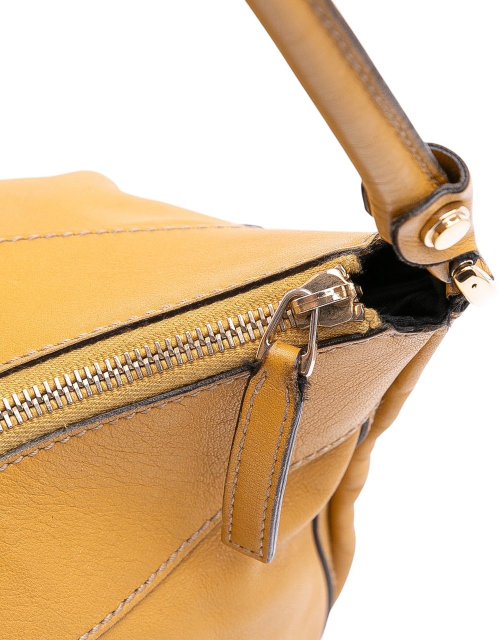 Gucci Leather Abbey D Ring Shoulder Bag Geel