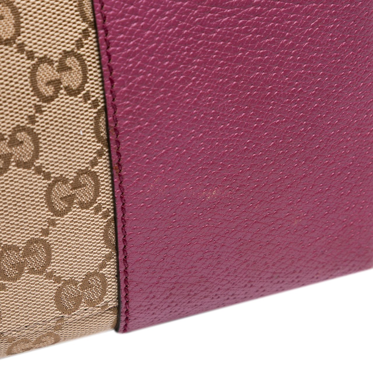 Gucci Medium GG Canvas Bree Satchel Bruin