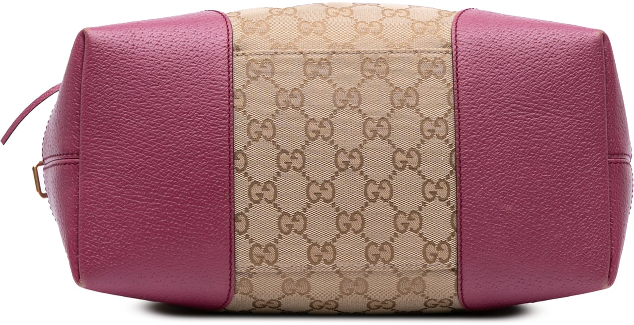 Gucci Medium GG Canvas Bree Satchel Bruin