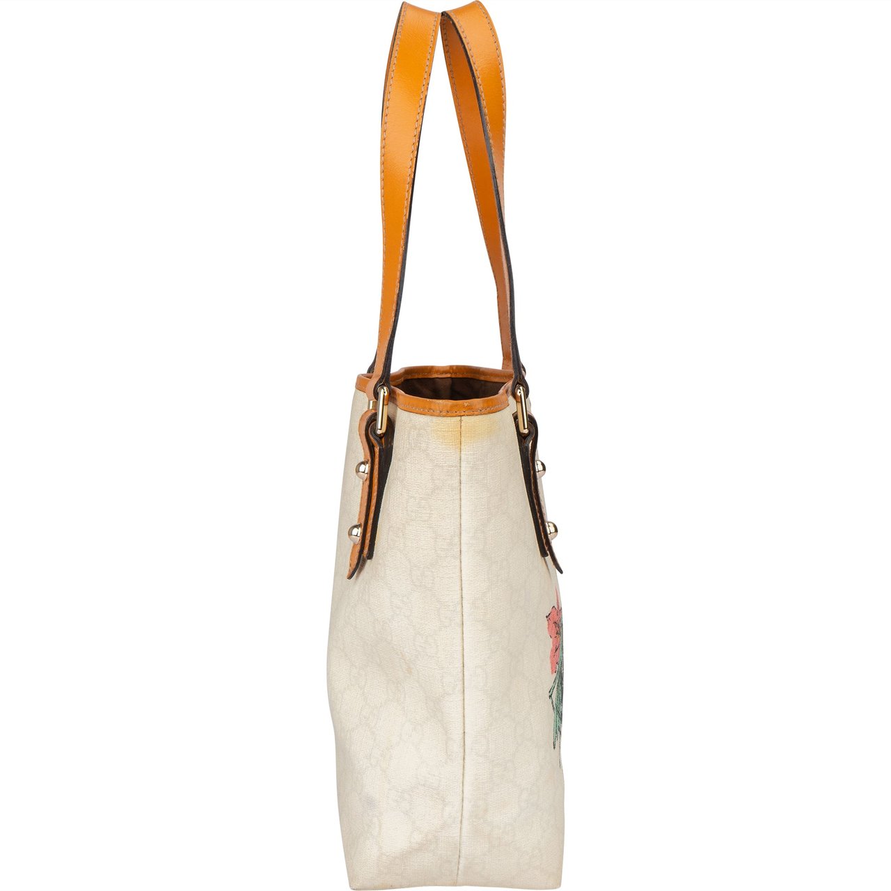 Gucci Gucci GG Floral Monogram Handbag Wit