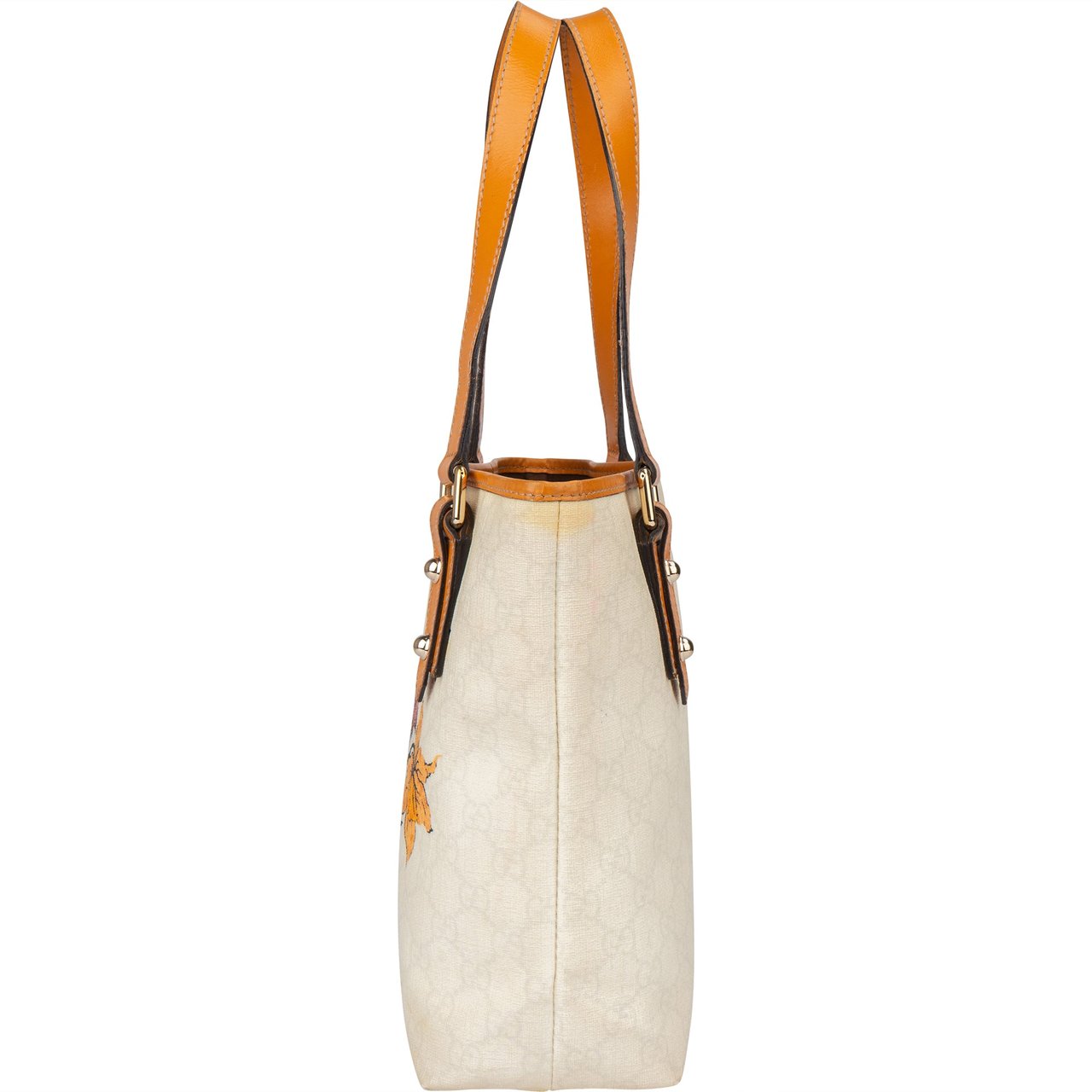 Gucci Gucci GG Floral Monogram Handbag Wit