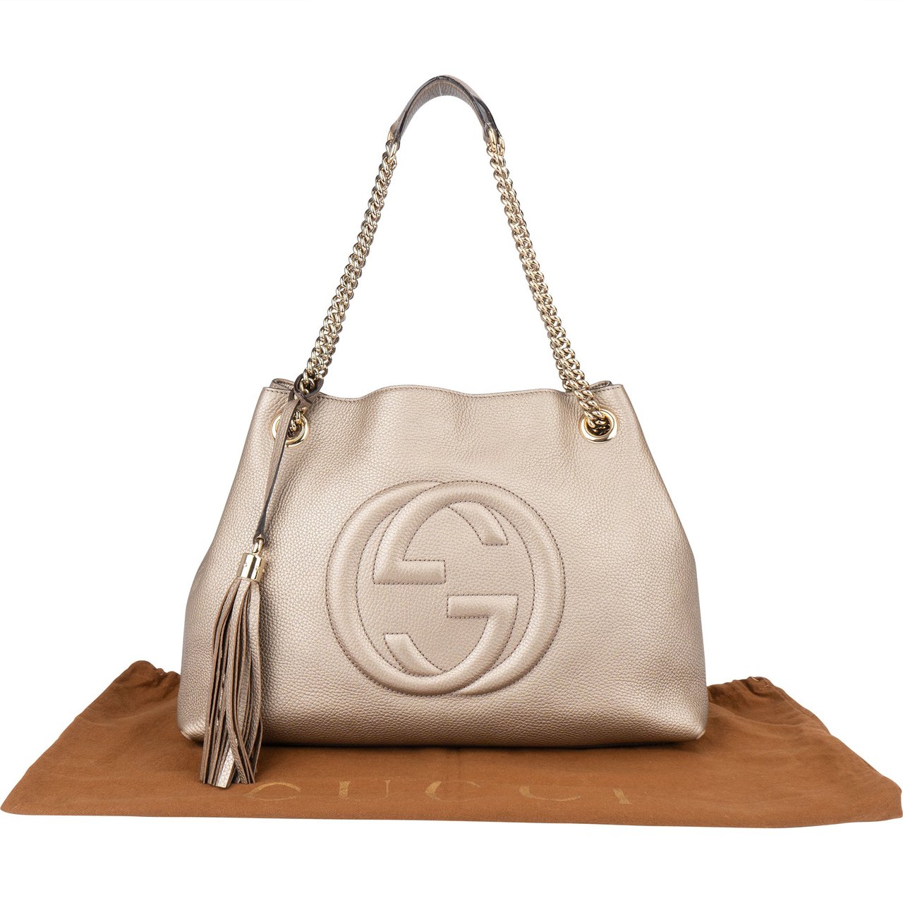 Gucci Gucci GG Leather Soho Crossbody Bag Divers