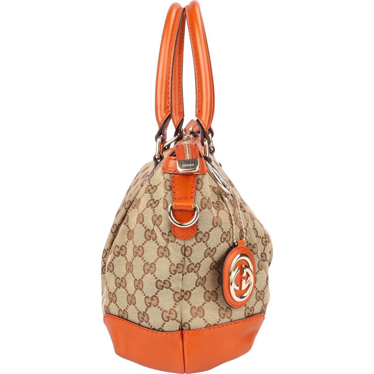 Gucci Gucci GG Monogram Sukey Handbag Bruin