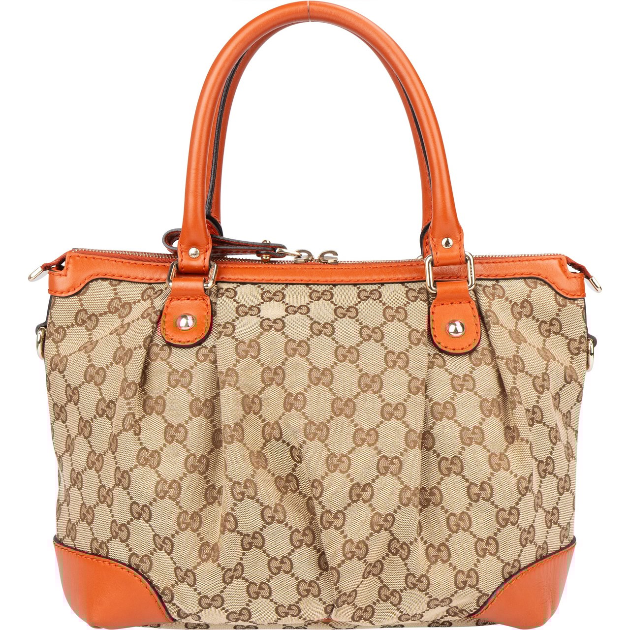 Gucci Gucci GG Monogram Sukey Handbag Bruin