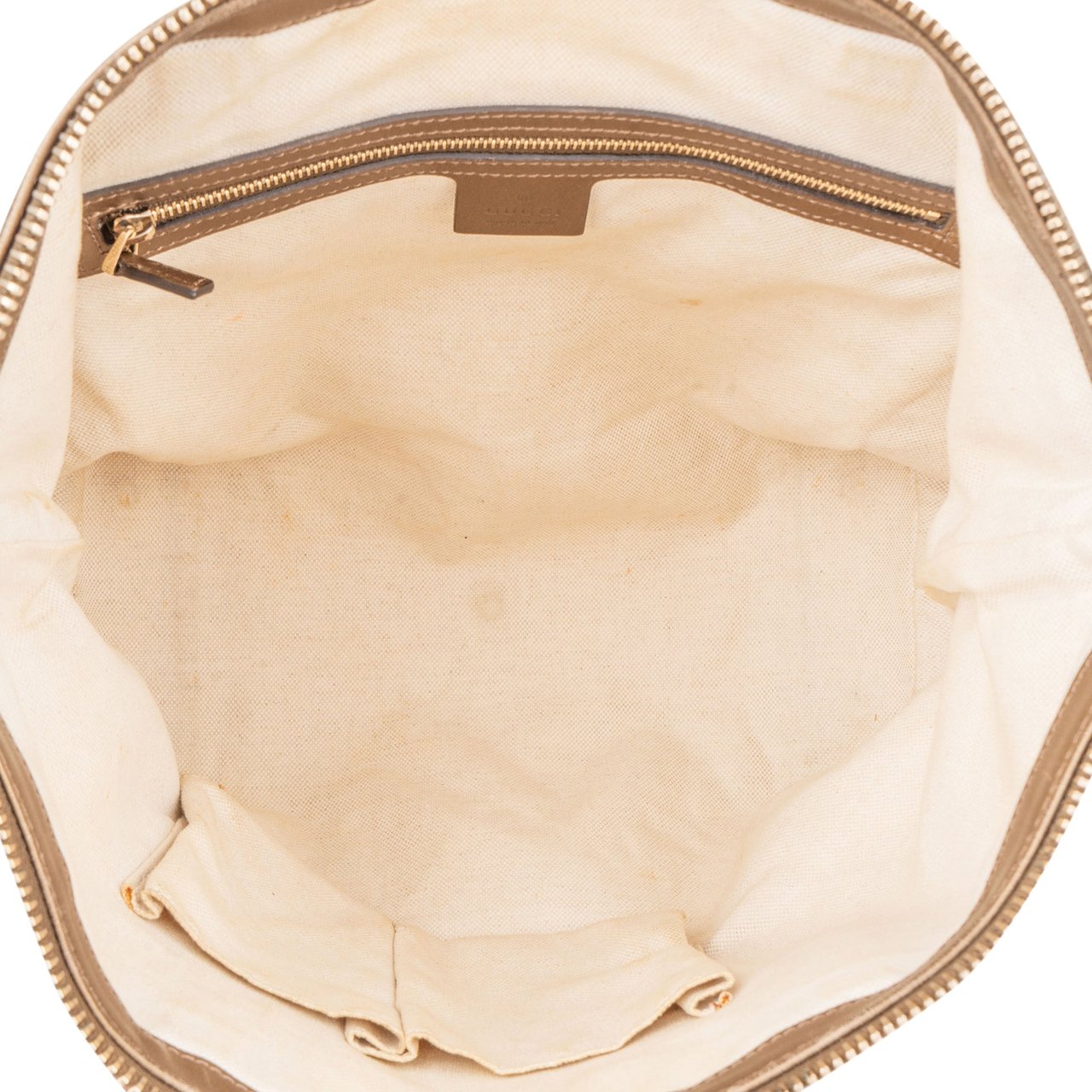 Gucci Gucci Shimmering Monogram Charmy Handbag Bruin
