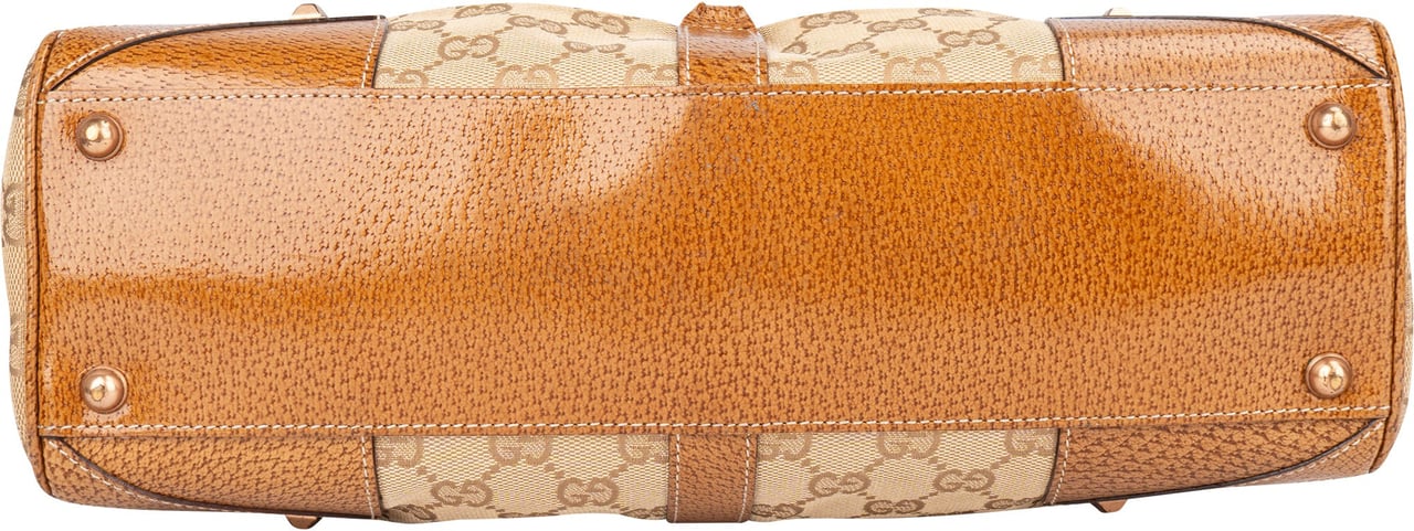 Gucci Gucci GG Monogram Jackie Handbag Bruin