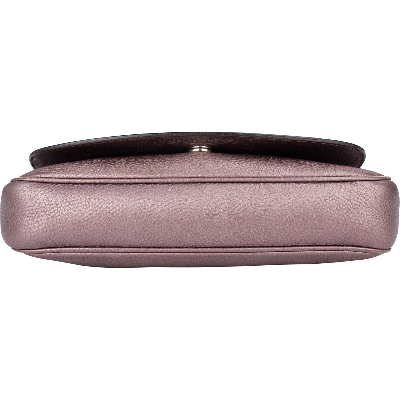 Gucci Gucci Metallic Pink Leather Soho CC Crossbody Bag Roze