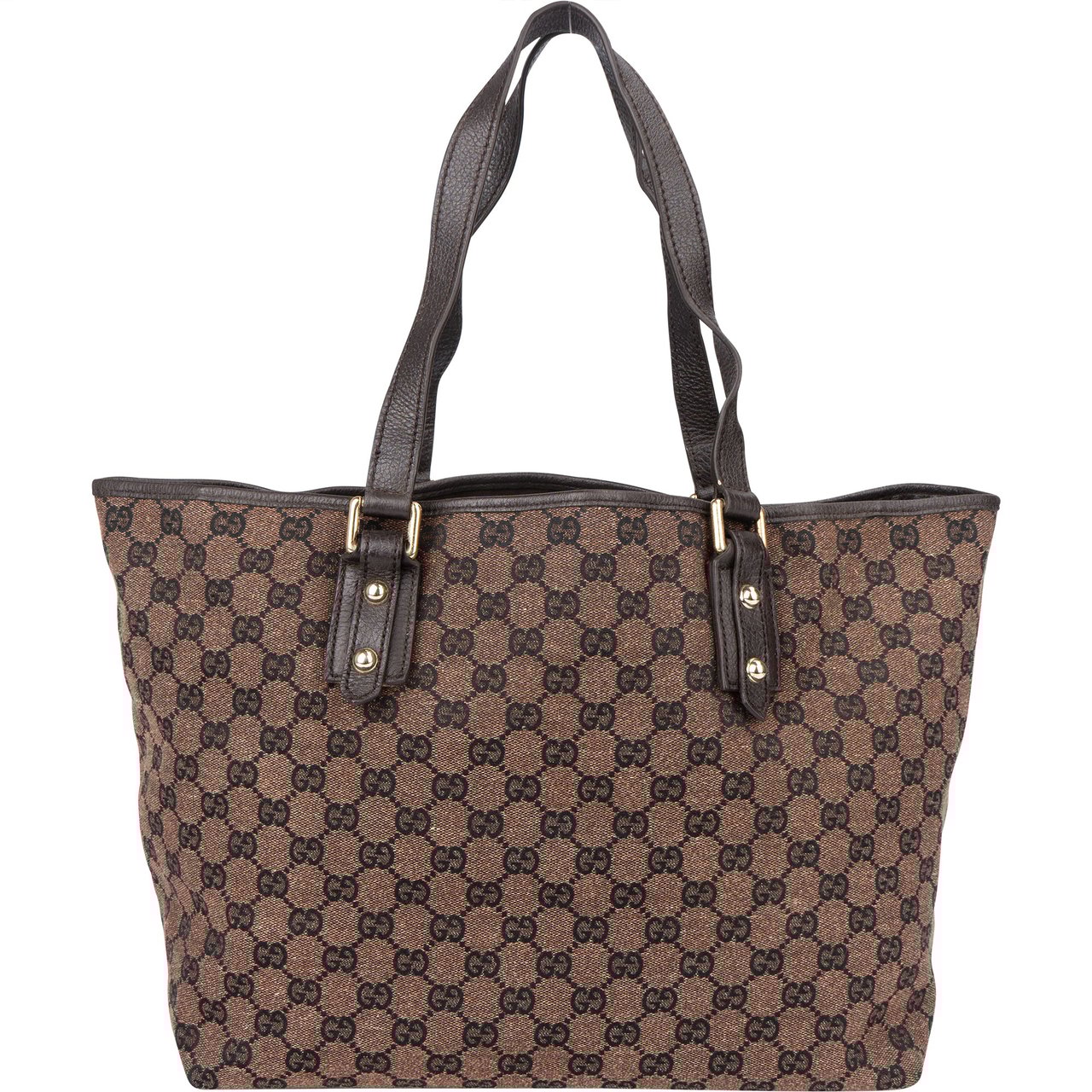 Gucci Gucci GG Monogram Handbag Bruin