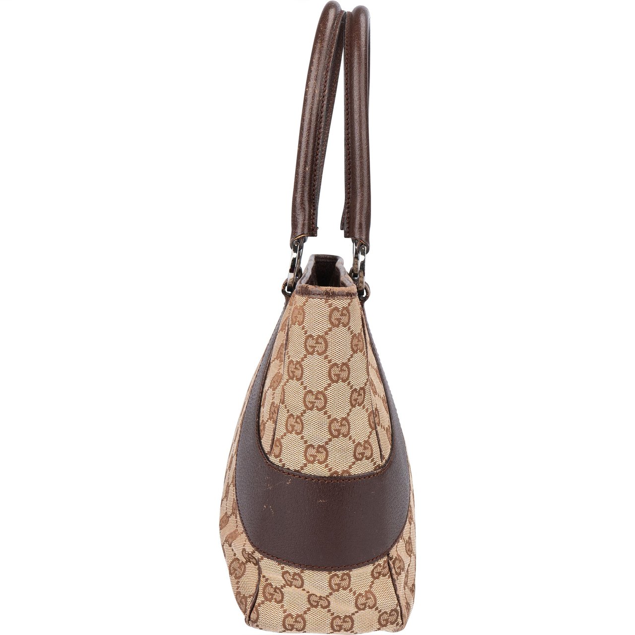 Gucci Gucci GG Monogram Handbag Bruin