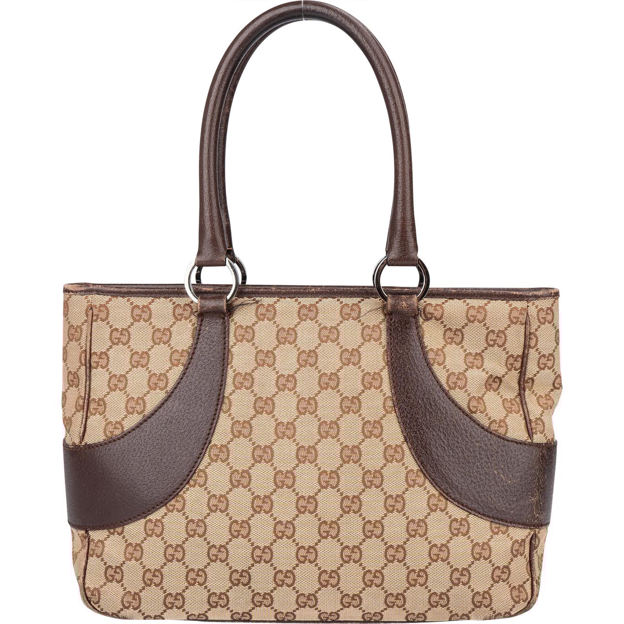 Gucci Gucci GG Monogram Handbag Bruin