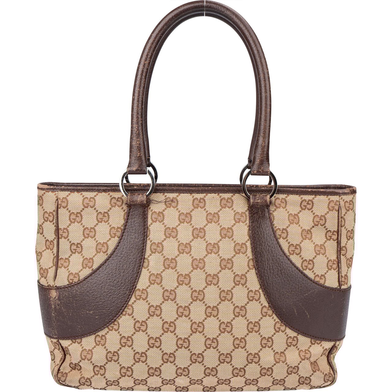 Gucci Gucci GG Monogram Handbag Bruin