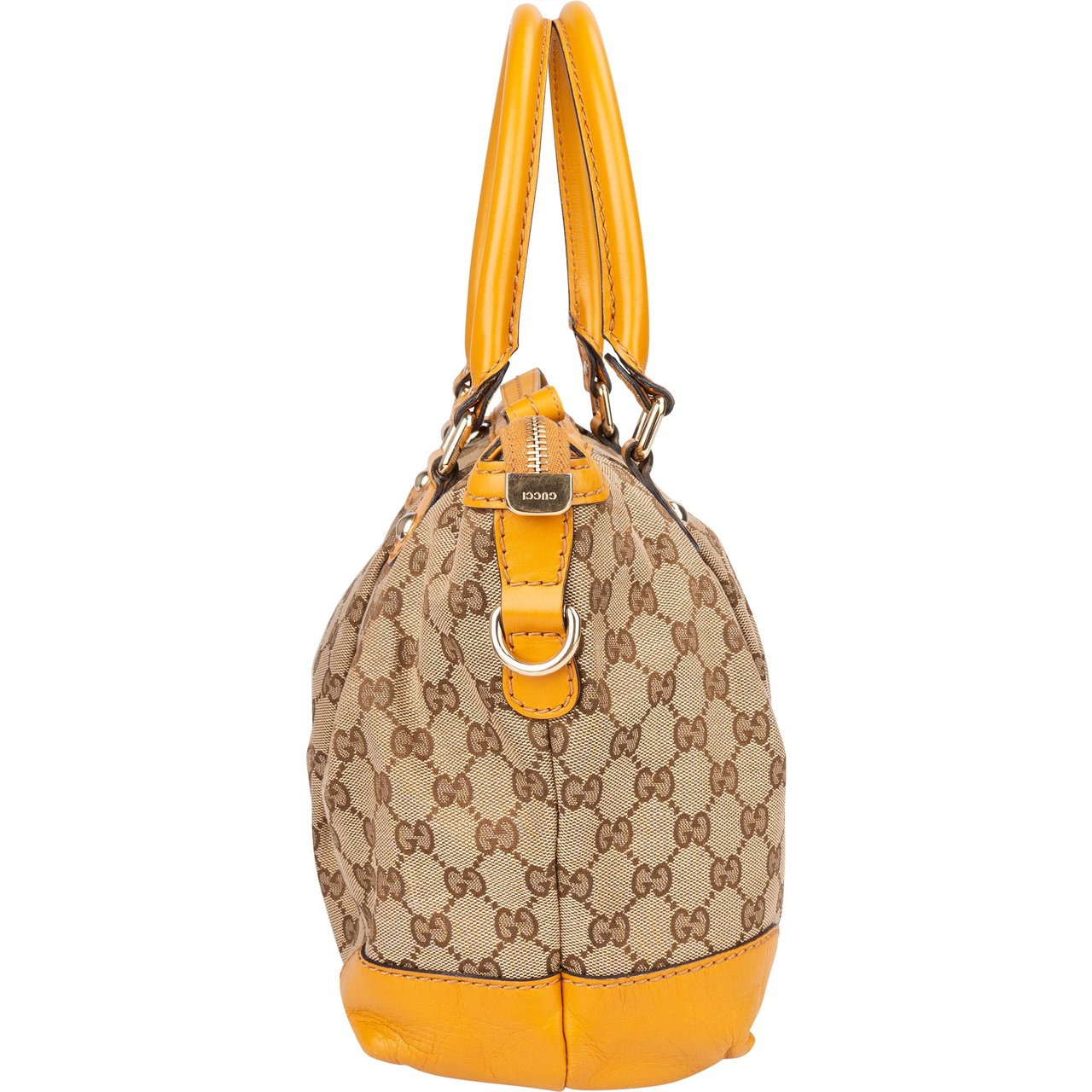 Gucci Gucci GG Monogram Sukey Handbag Bruin