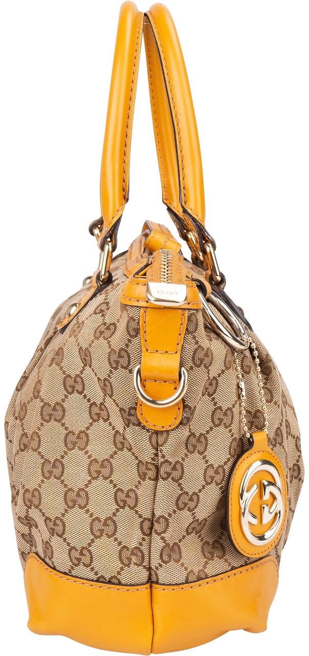 Gucci Gucci GG Monogram Sukey Handbag Bruin