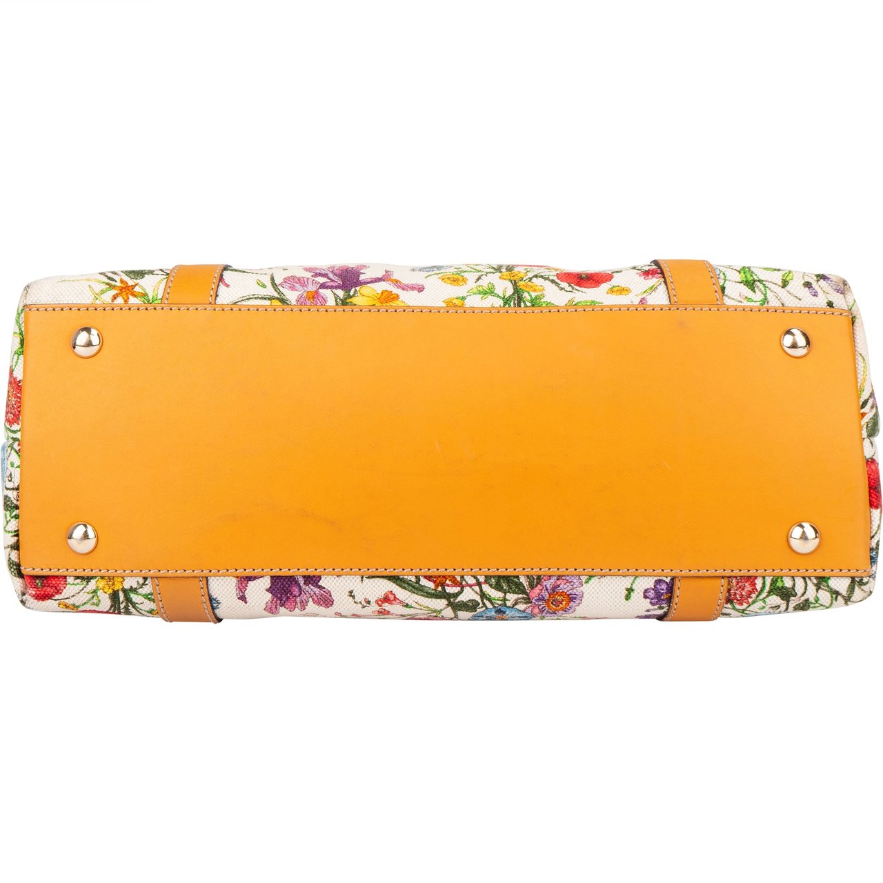 Gucci Gucci Limited Floral Abbey Handbag Oranje