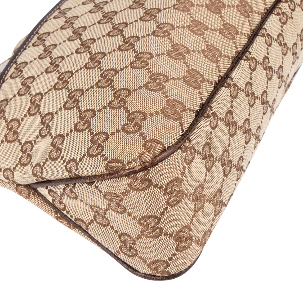 Gucci Gucci GG Monogram Eclipse Handbag Bruin