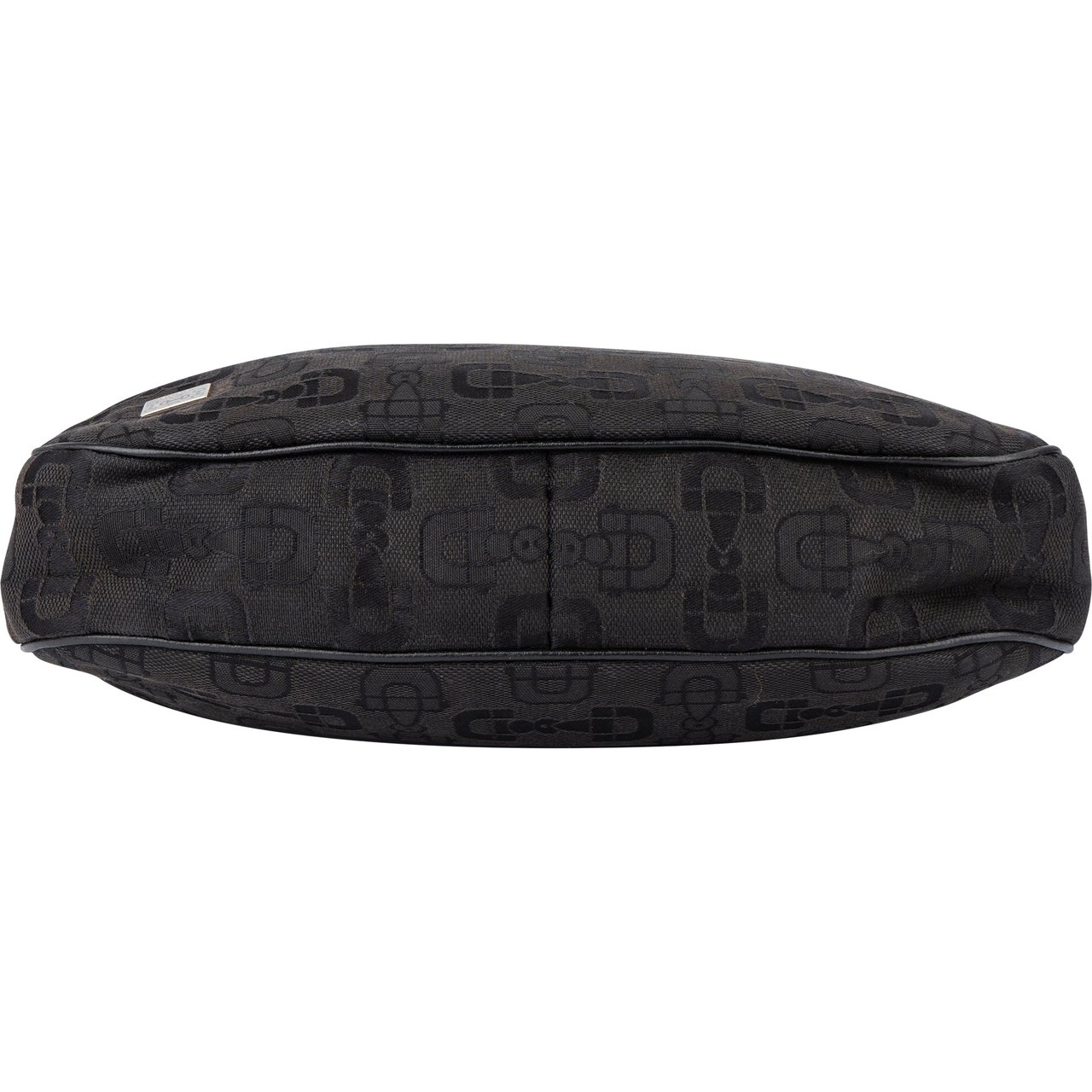 Gucci Gucci Horsebit Monogram Hobo Bag Zwart