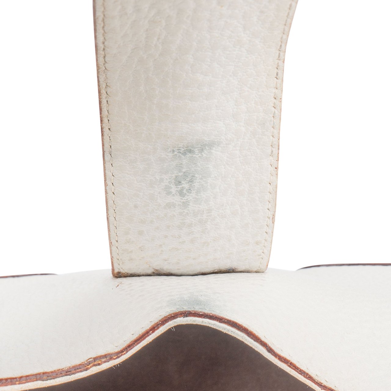 Gucci White Leather Jackie Handbag Wit