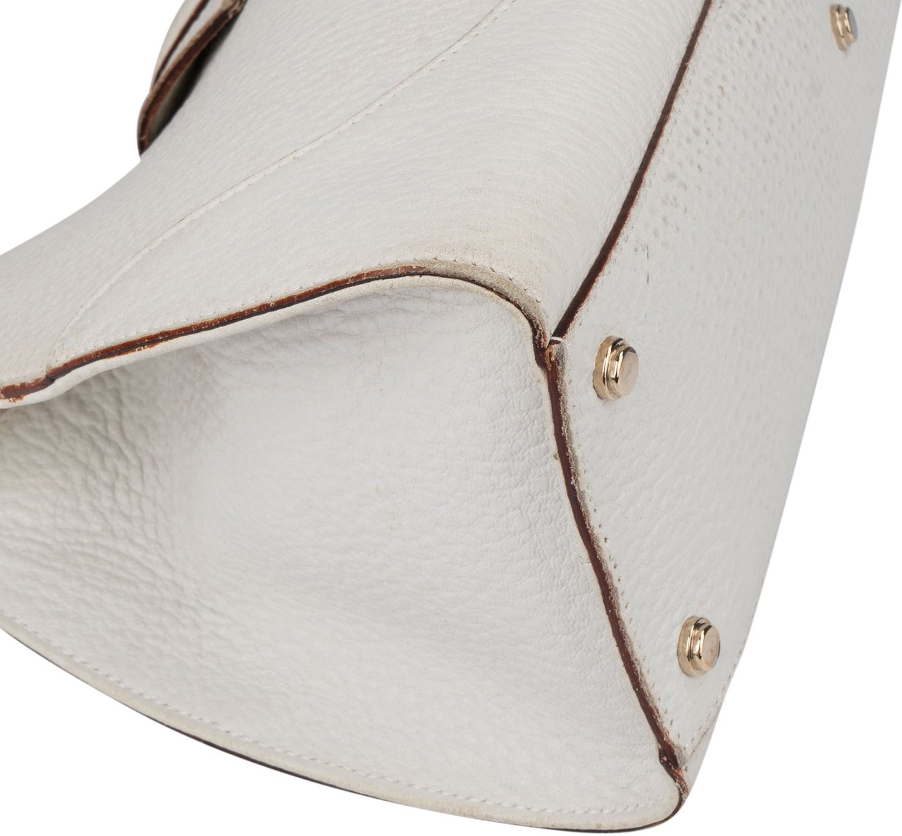 Gucci White Leather Jackie Handbag Wit