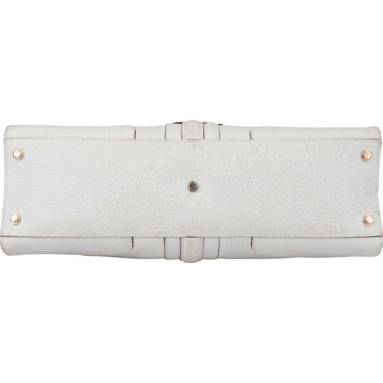 Gucci White Leather Jackie Handbag Wit