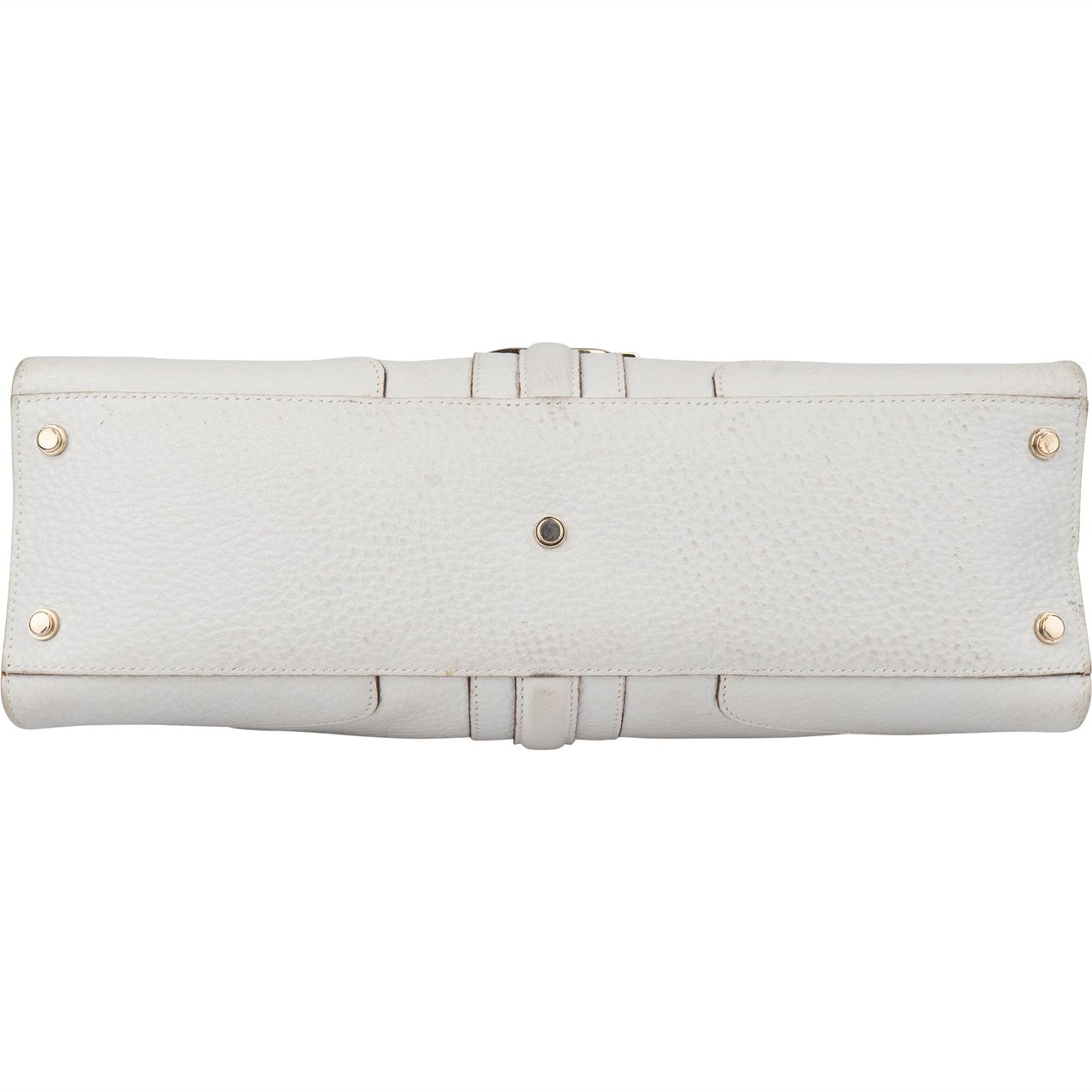 Gucci Gucci White Leather Jackie Handbag Wit