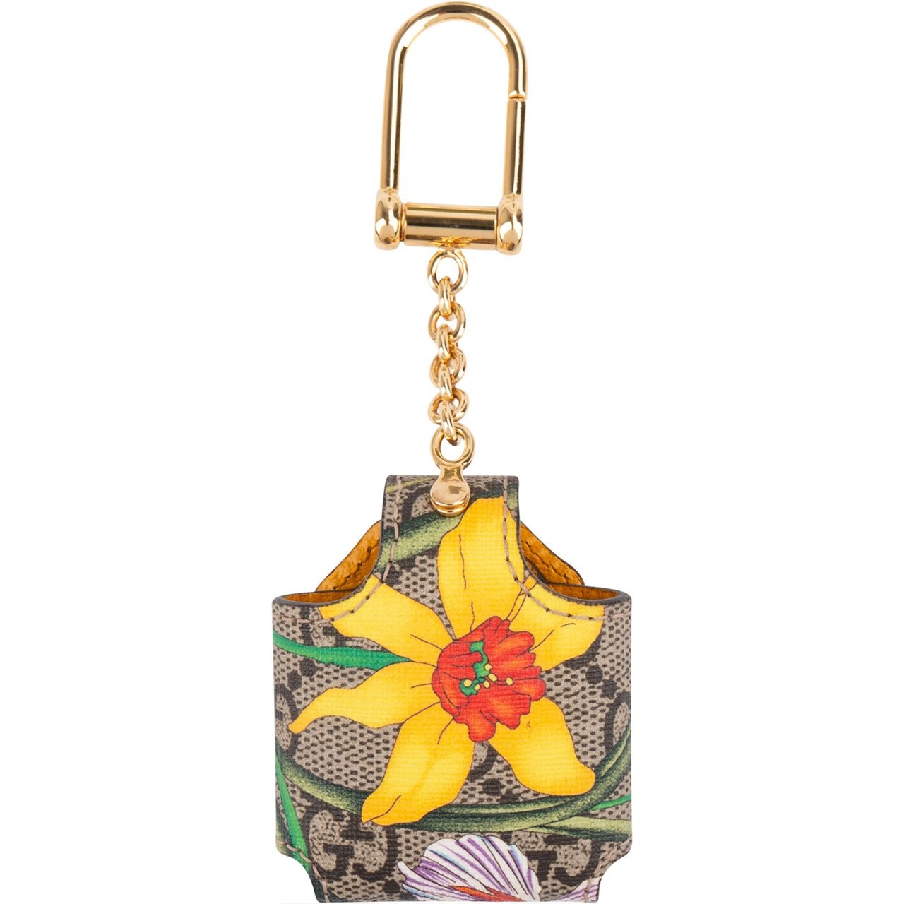 Gucci Monogram GG Supreme Flora AirPods Case Beige
