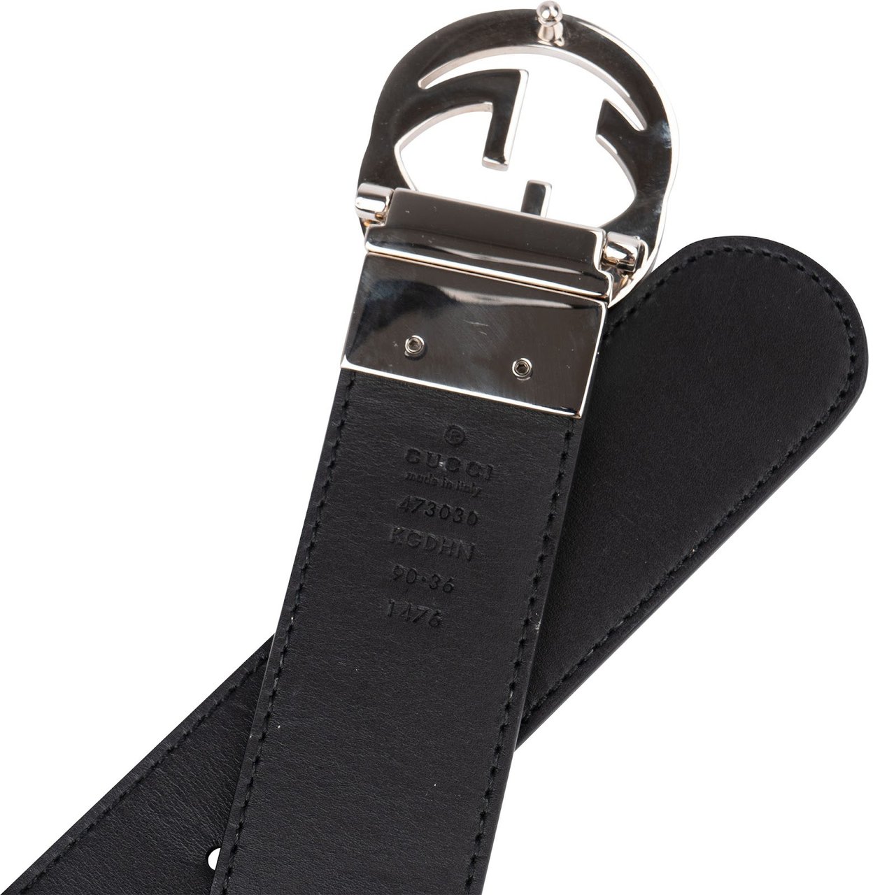Gucci Monogram GG Supreme Interlocking G Reversible Belt (90 / 36) Beige