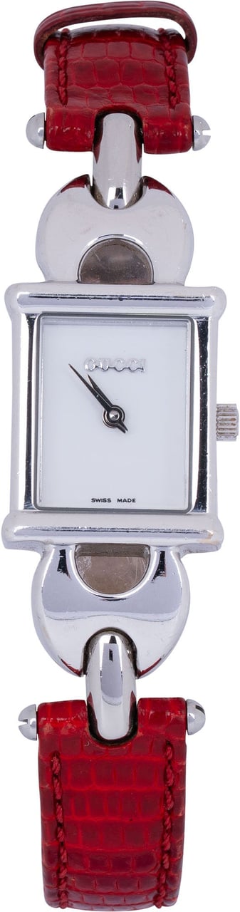 Gucci Silver Tone 1800L Horsebit Women Watch Rood